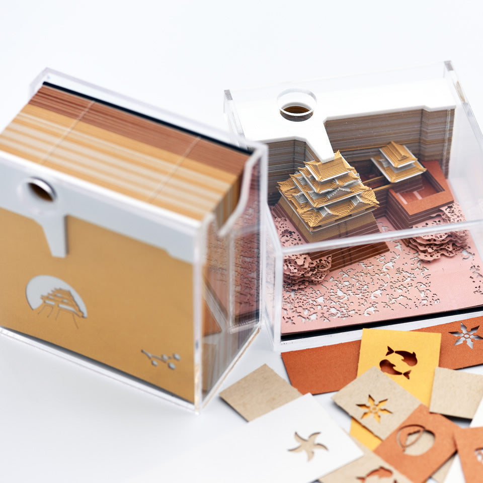 Three-dimensional Post-it Note Hayao Miyazaki Spirited Away 3D Architectural Model