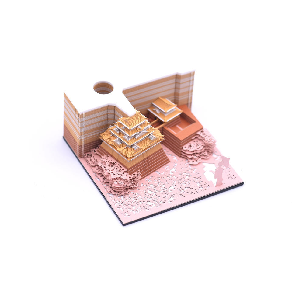 Three-dimensional Post-it Note Hayao Miyazaki Spirited Away 3D Architectural Model
