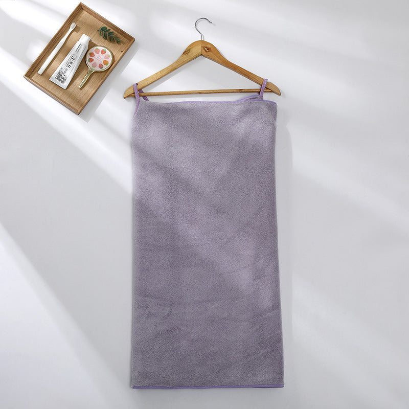 You Can Wear Bath Towels to Absorb Water and Thicken Changeable Bath Towels