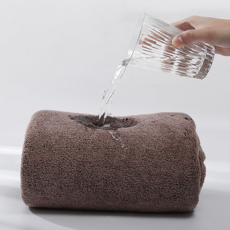You Can Wear Bath Towels to Absorb Water and Thicken Changeable Bath Towels