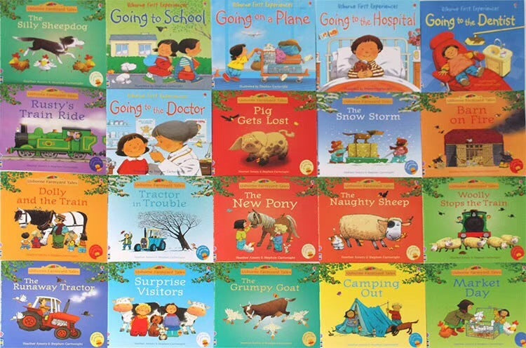 Usborne Children's English Picture Book Farmyard Tales 20 Volumes Free Audio