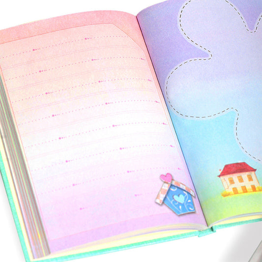 Primary School Student Code Book With Lock Diary Book Reward Gift Prize Boxed Girl Heart Cute Small  Notebook