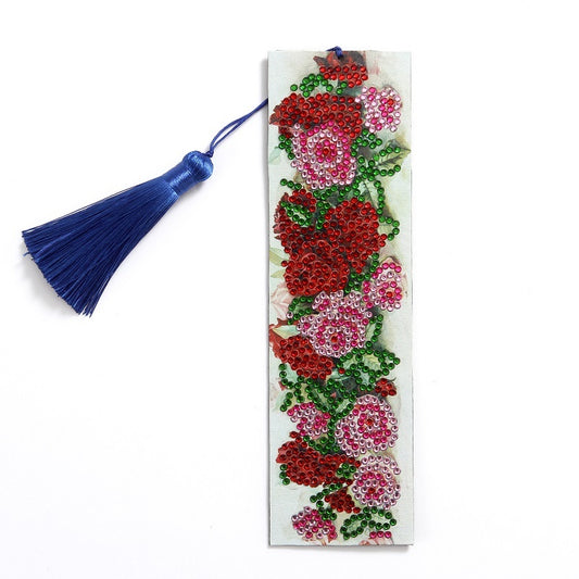 Cross-border New 5d Bookmark Diamond Painting Diy Bookmark With Pendant