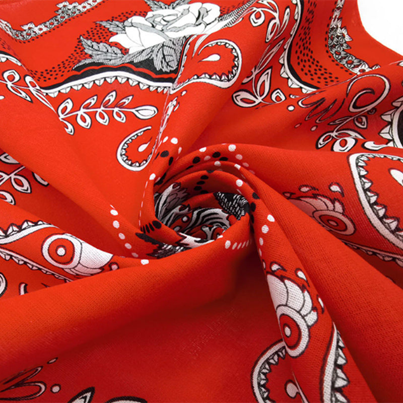 Hip Hop Sports Printed All-matching Fashion Square Scarf