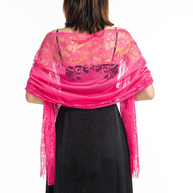 Lace Shawl Bridesmaid Evening Dress Cheongsam Shawl