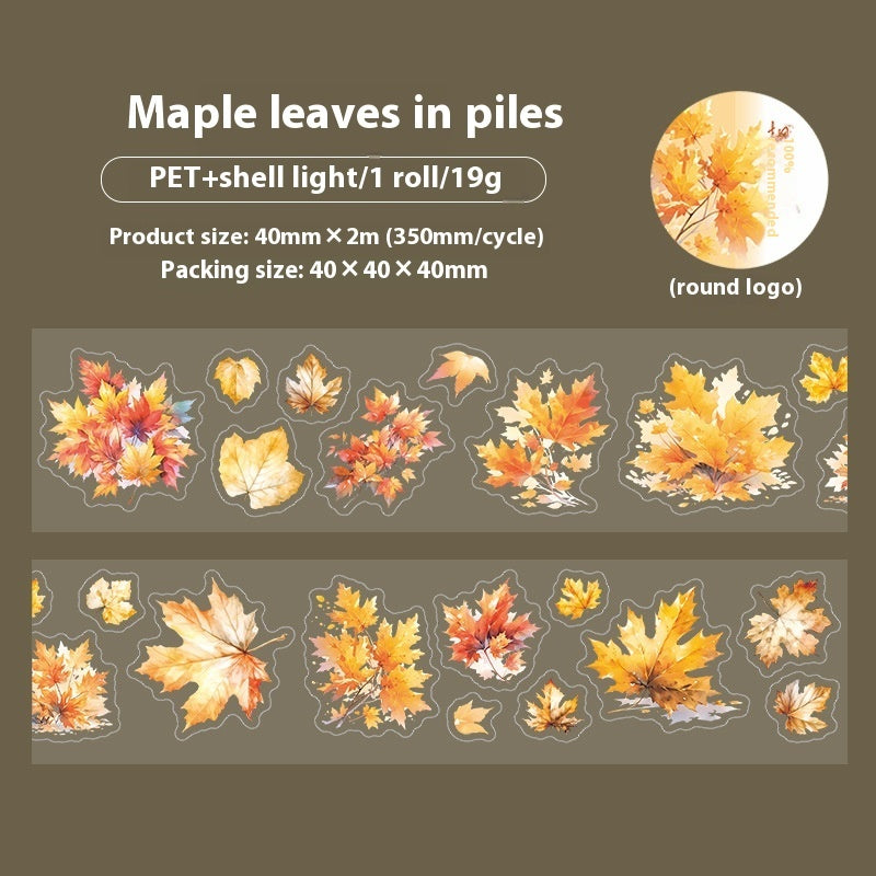 Deciduous Poetry Series Hand Account DIY Decorative Stickers