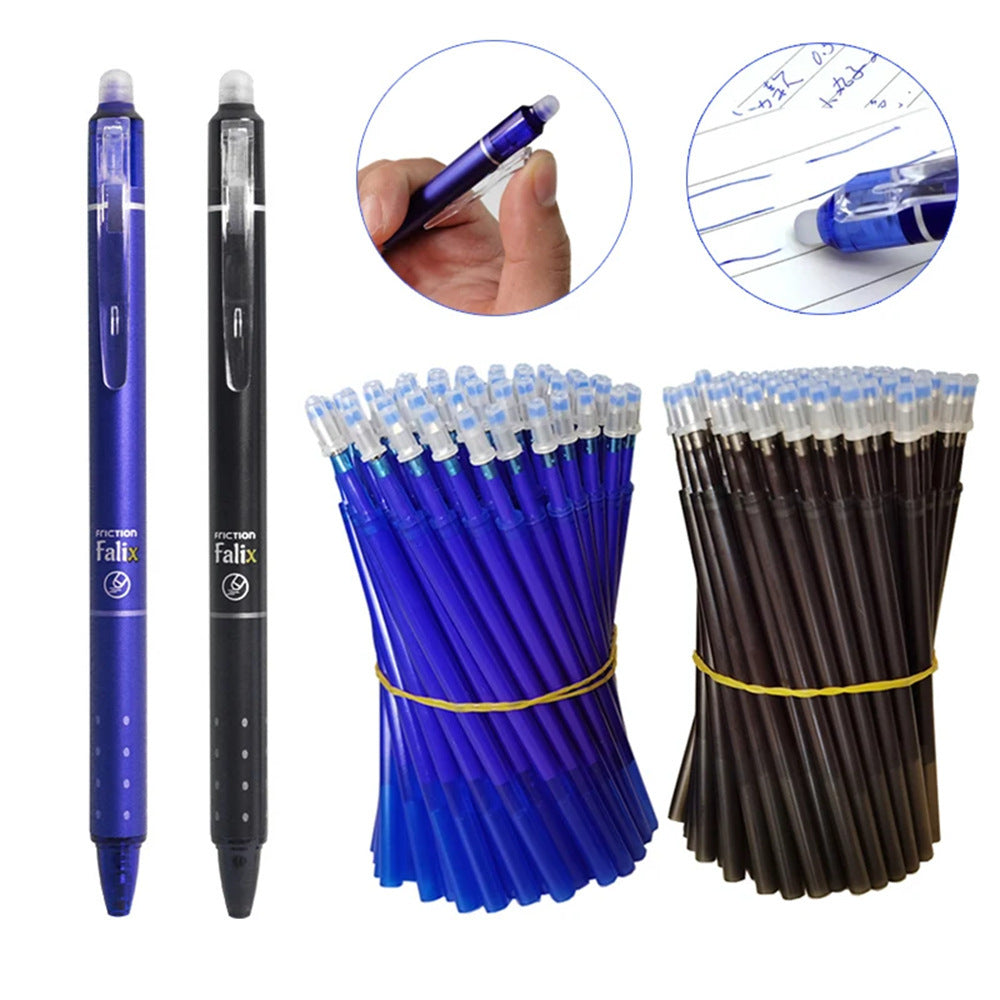 Hot Erasable Push Gel Pen 05mm Elementary School Student Simple