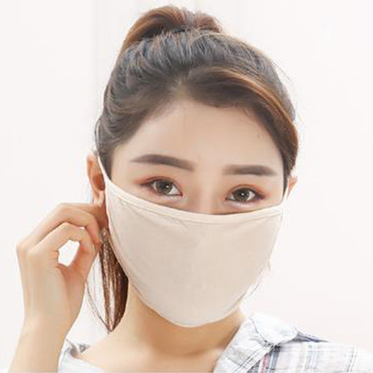 Anti-ultraviolet Breathable Ear-mounted Solid-color Multi-color Mask