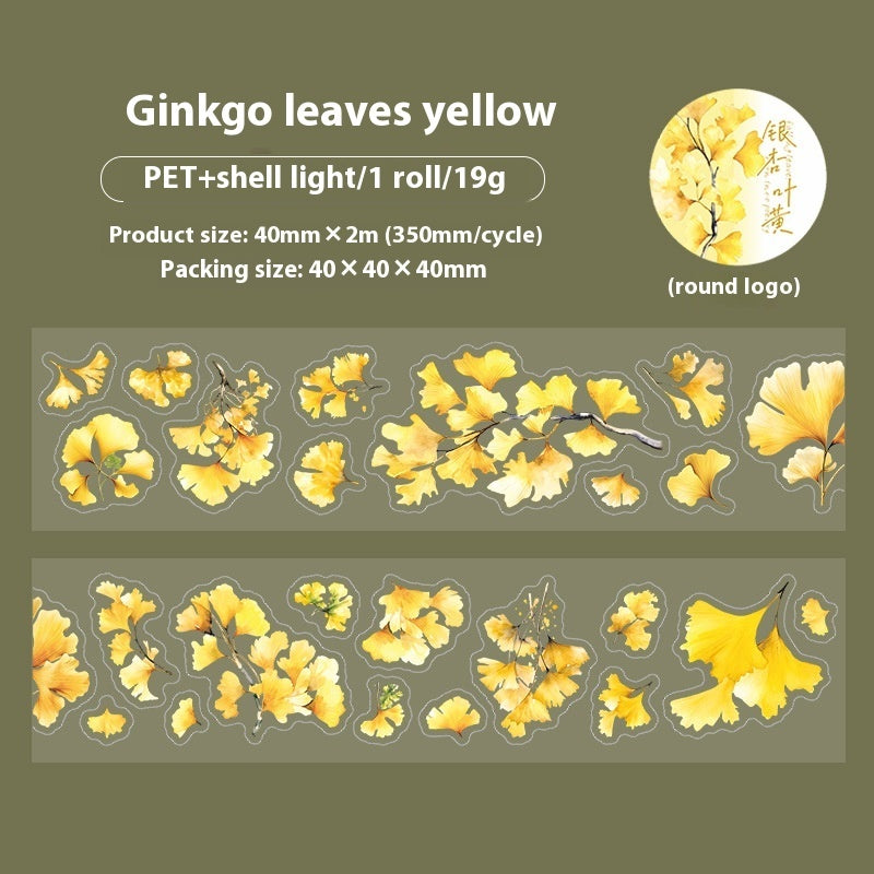 Deciduous Poetry Series Hand Account DIY Decorative Stickers