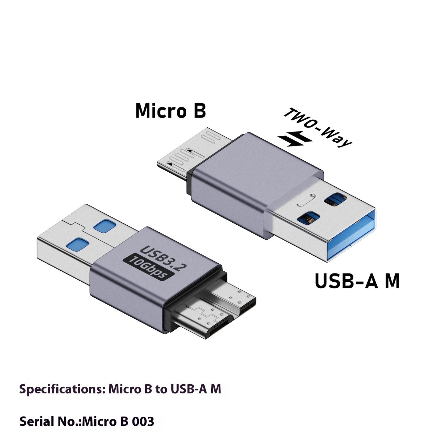 Converter Male To Female Male To Male Transmission Charging