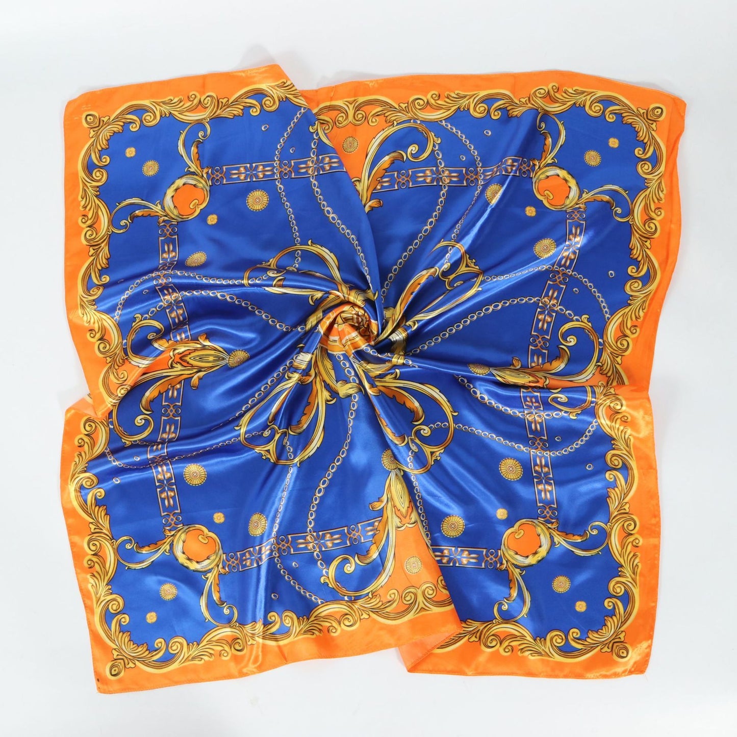 Women's Fashion Simple Satin Satin Printed Scarf