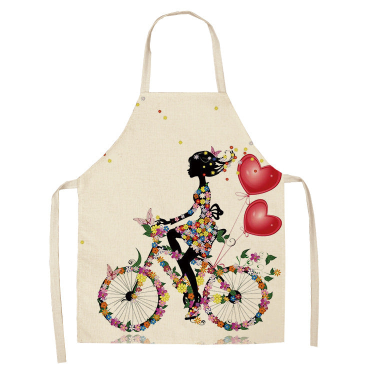 Japanese Korean Version Of Waterproof And Oil-proof Home Cooking Waist