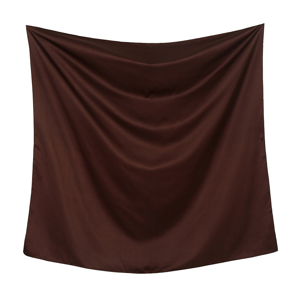 Malaysian Fashion Artificial Silk Subchromin Square Scarf Headcloth Women