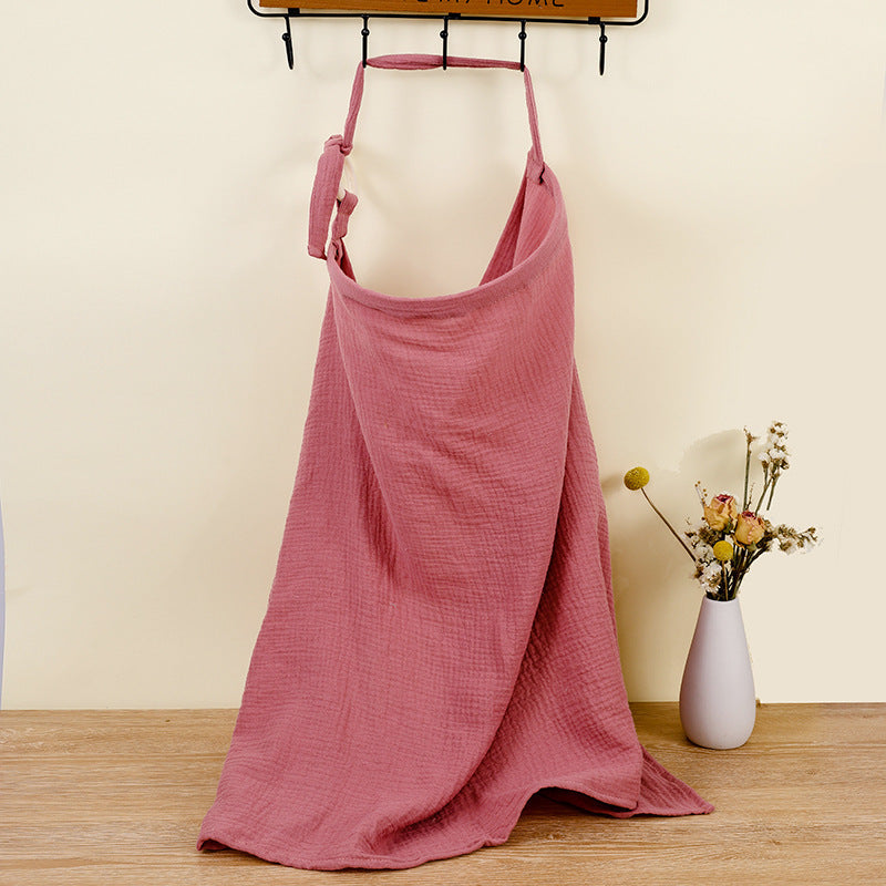 Double Layer Pure Cotton Baby Cover Blanket Breastfeed Outwear Towel Anti-exposure Shawl