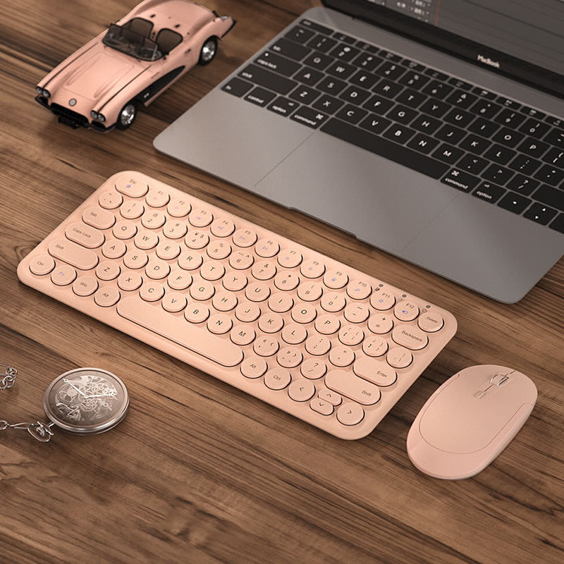 Mute Ultra-Thin Wireless Keyboard And Mouse Set