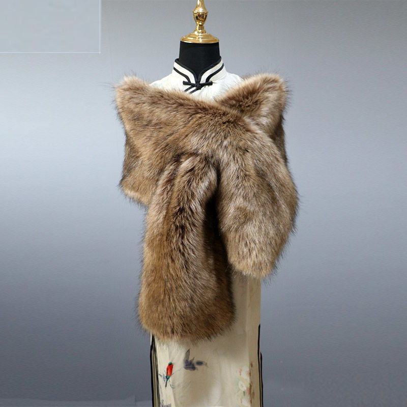 Autumn And Winter Scarf Thickened Warm Waistband