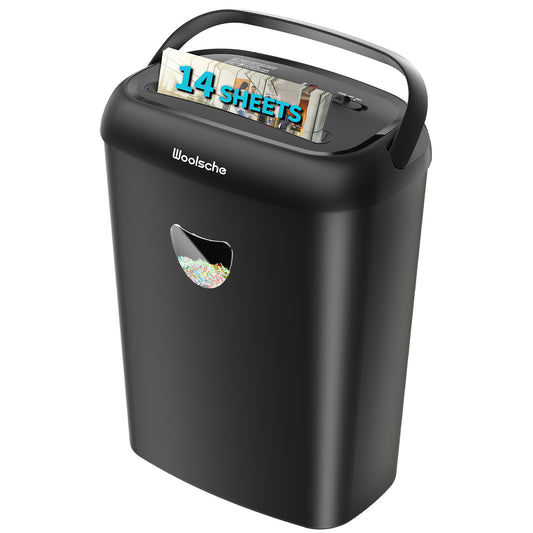 Paper Shredder -10 Sheets Of Paper Cut Horizontally With 3.43 Gallon Paper Basket - P-4 Security Level -3 Mode Designs - Shreds CDs And Credit Cards - Durable, Fast, Anti Paper Jam, Suitable For Home