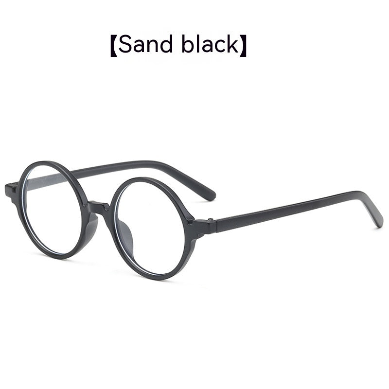 Artistic Retro Round Glasses With No Diopters