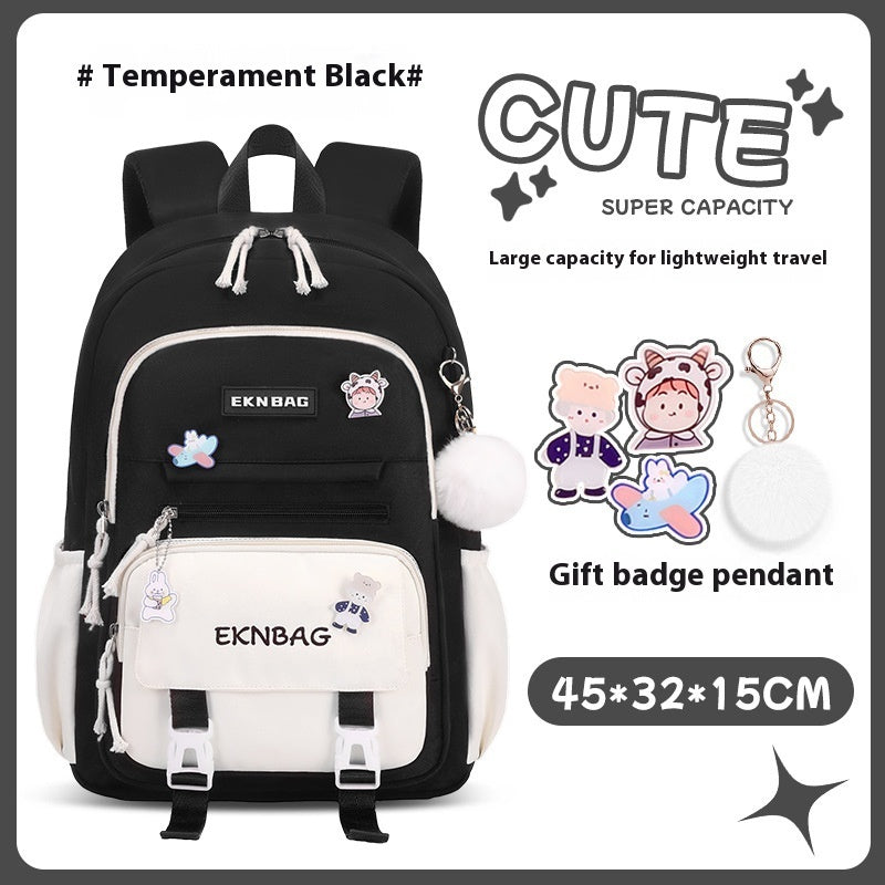 Student Children Schoolbag Girls Waterproof Backpack
