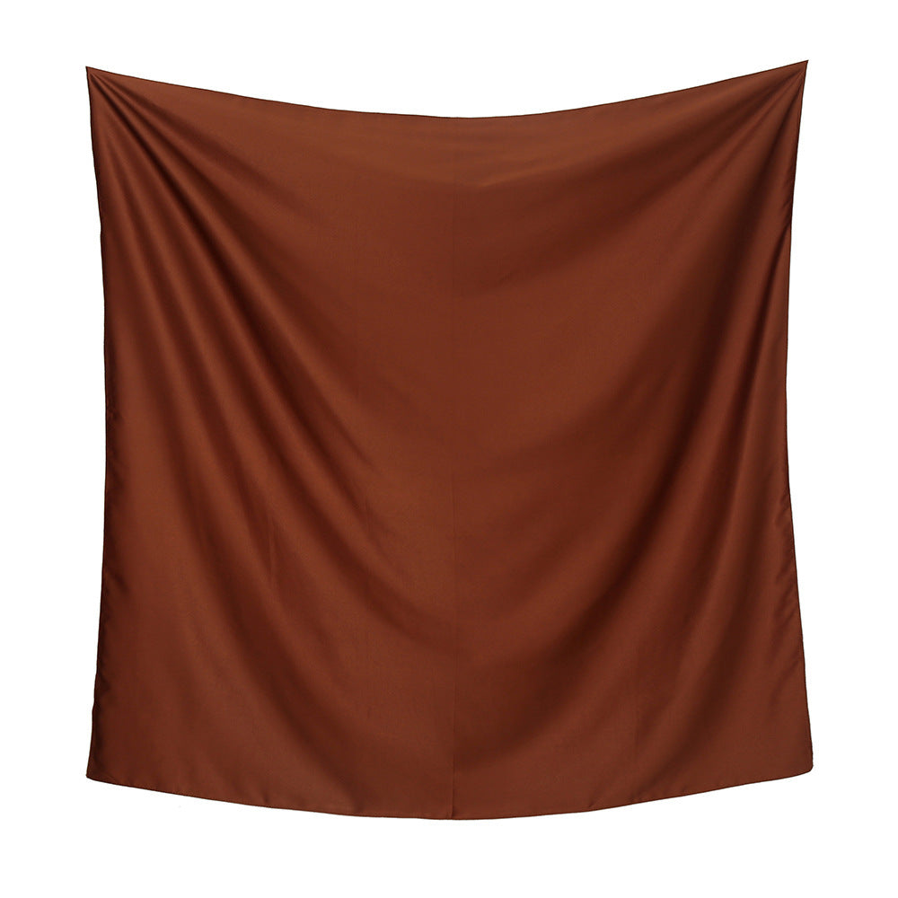Malaysian Fashion Artificial Silk Subchromin Square Scarf Headcloth Women