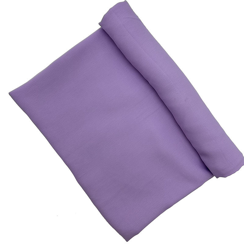 Women's Satin Chiffon Pleated Scarf