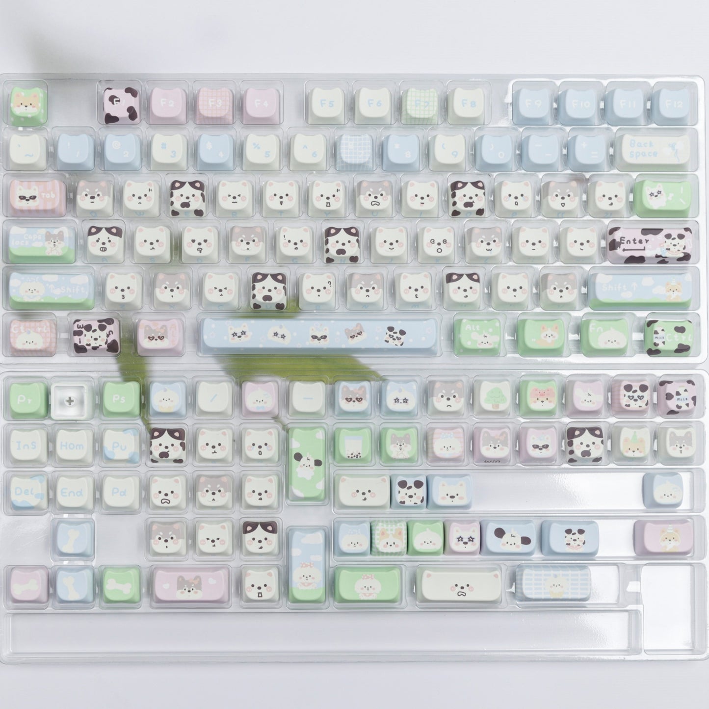 Cat Highly Cute Puppy Full Set PBT Sublimation Key Cap