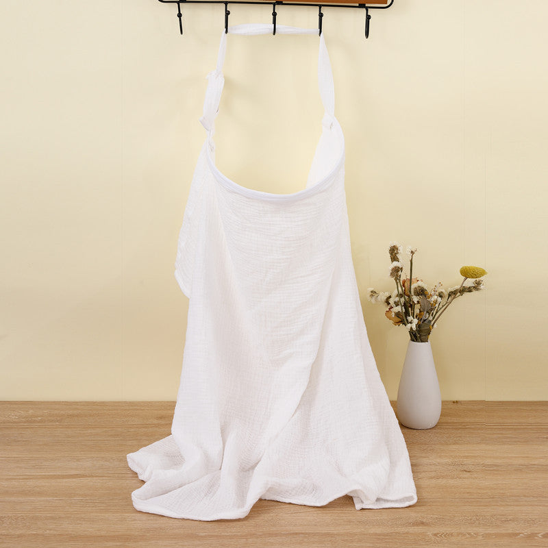 Double Layer Pure Cotton Baby Cover Blanket Breastfeed Outwear Towel Anti-exposure Shawl