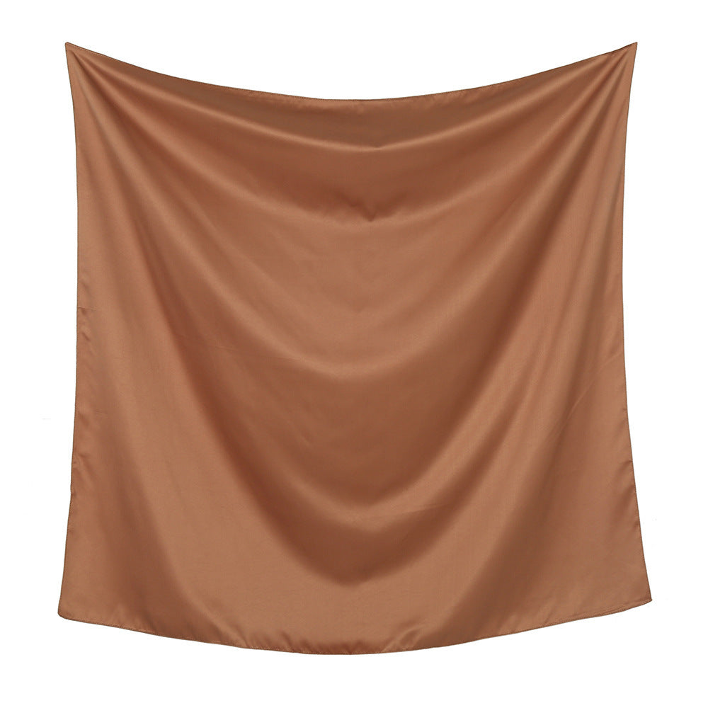 Malaysian Fashion Artificial Silk Subchromin Square Scarf Headcloth Women