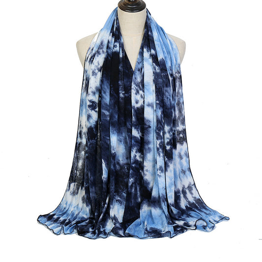 Women's Tie-Dyed Modal Sweat Scarf
