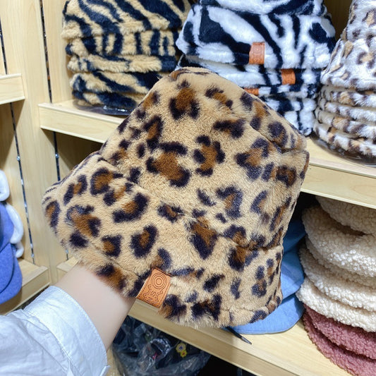 Fisherman hat women autumn and winter plus velvet thickening