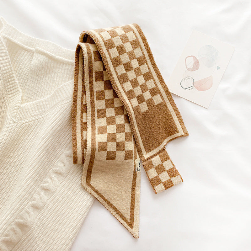 Advanced Sense Of Niche Design Knitted Scarf