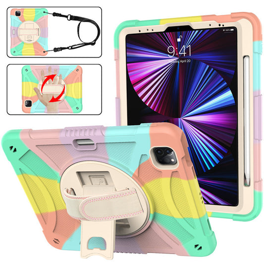 Rotating Bracket Strap Silicone Drop-resistant Protective Shell