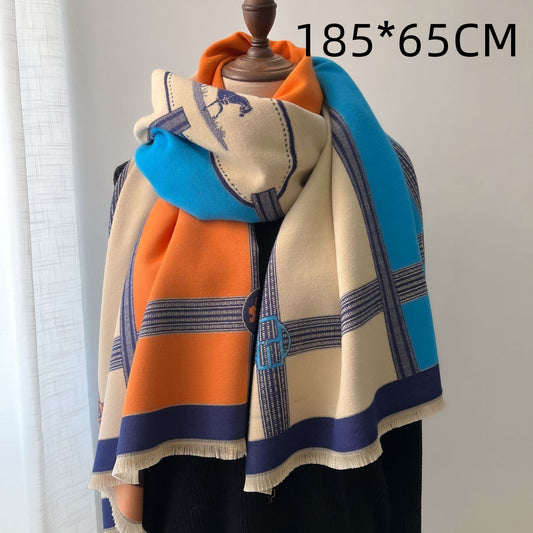 Women's Fashion Warm Scarf Temperament Shawl