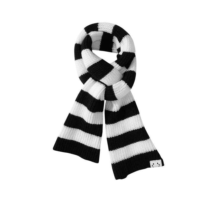 Korean Version Of The Autumn And Winter Knitted Scarf Female Cute
