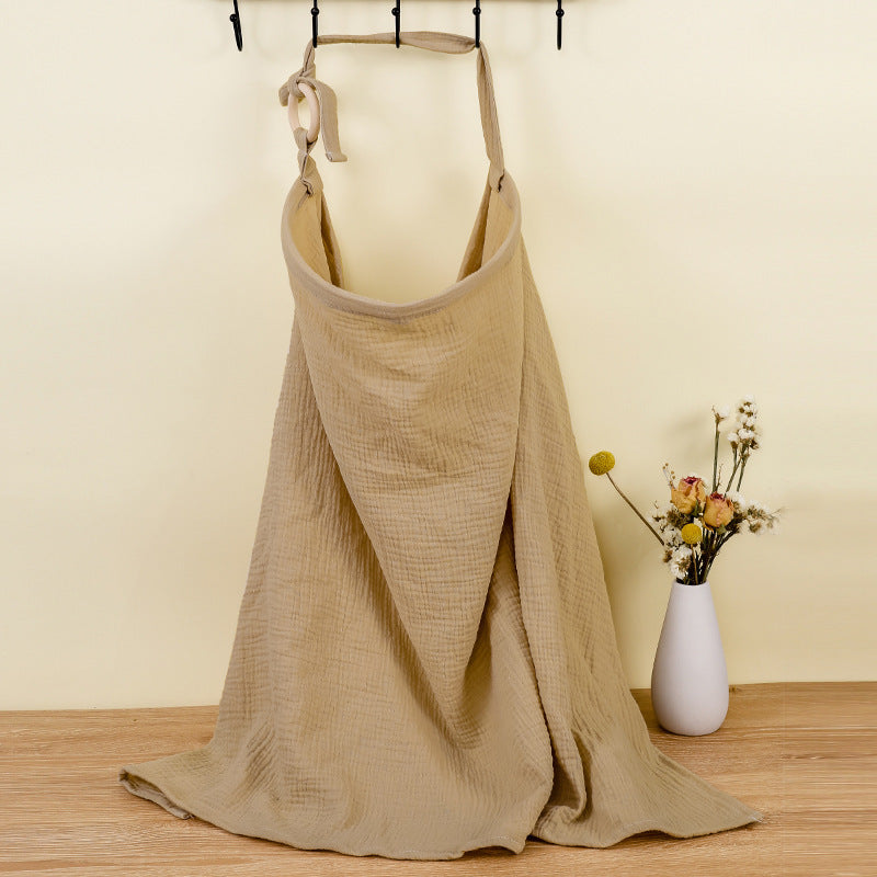 Double Layer Pure Cotton Baby Cover Blanket Breastfeed Outwear Towel Anti-exposure Shawl