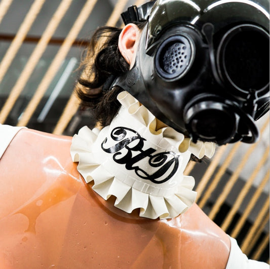 Latex Neckband Fashion Solid Color