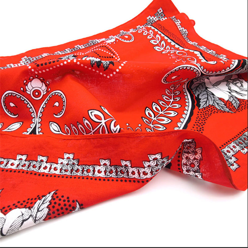 Hip Hop Sports Printed All-matching Fashion Square Scarf