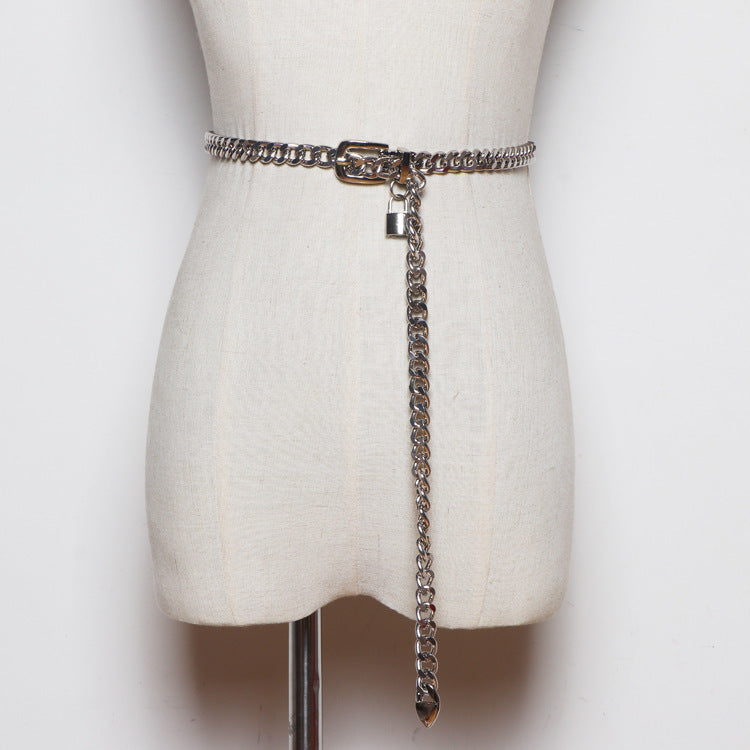 Waist Chain Women's Fine Decorative Dress With Skirt Sweater Chain Chain Metal Belt