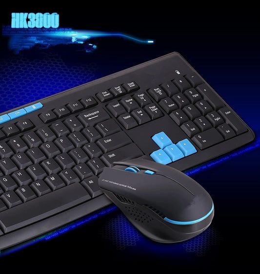 USB wireless keyboard and mouse set