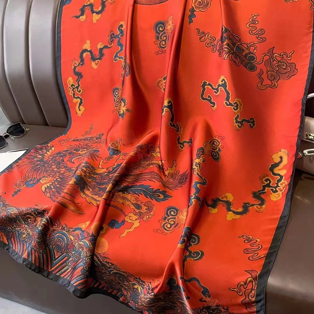 Women's Printed Scarf Summer Sun Protection