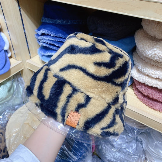 Fisherman hat women autumn and winter plus velvet thickening