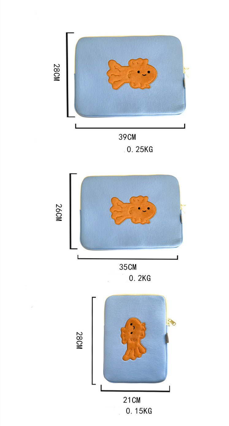Cute Goldfish Tablet PC Protection Sleeve Bag