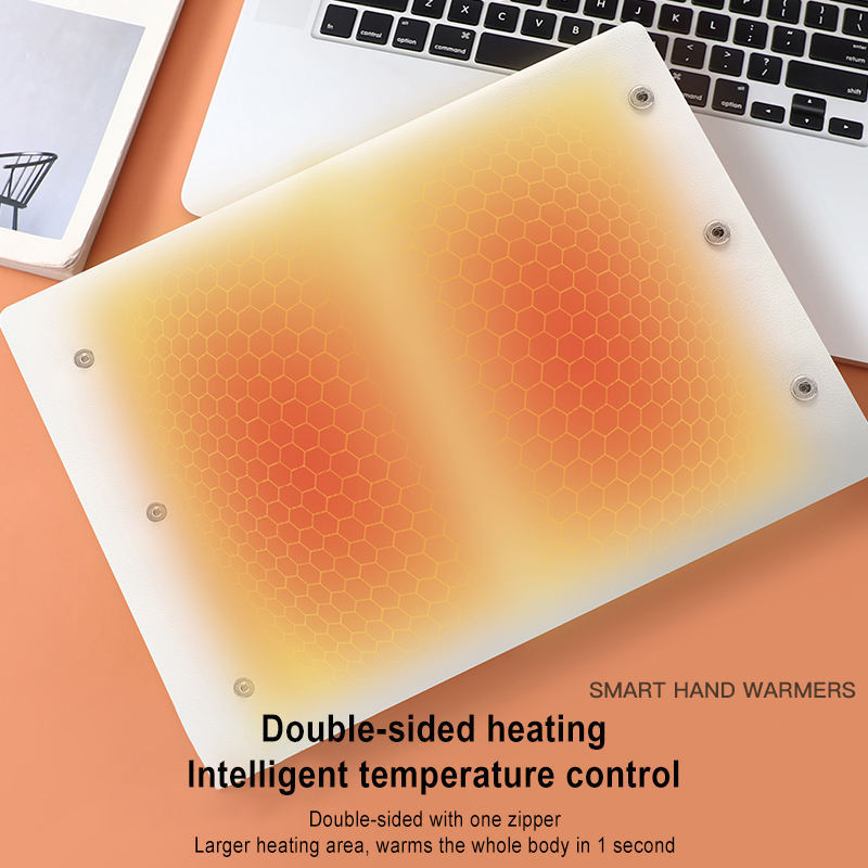 Portable Graphene Handwarmers Pouch Comfortable Electric Hand Warmer Heater Pad Adjustable 3 Temperature Setting Portable  Heating Hand Warmer Pouch Heated Hand Mitts