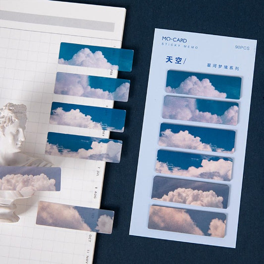 Beautiful Night Sky Star Index Can Be Written Marker Post-It Notes