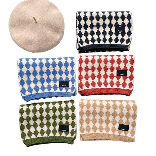 Korean Version Of Warm Long Knitted Wool Scarf