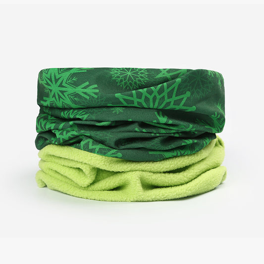 Hood Plus Fleece Thickened Windproof Headband Double Layer Warmth