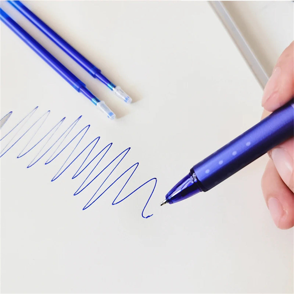 Hot Erasable Push Gel Pen 05mm Elementary School Student Simple