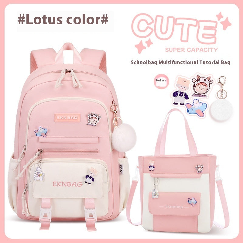 Student Children Schoolbag Girls Waterproof Backpack