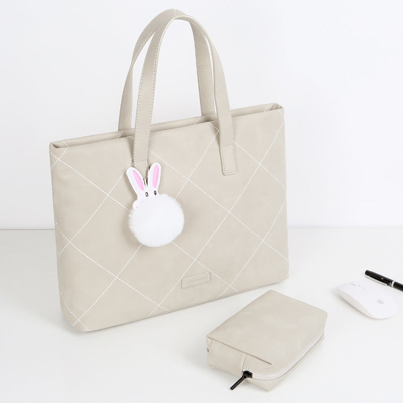 Men's And Women's Portable Crossbody Laptop Bag