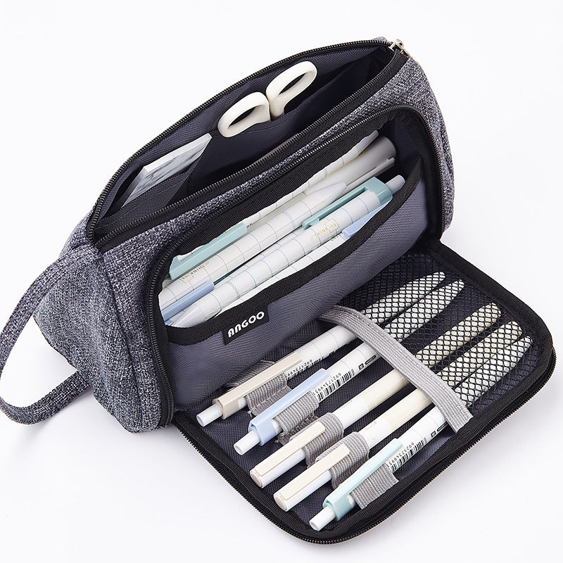 Plaid pencil case